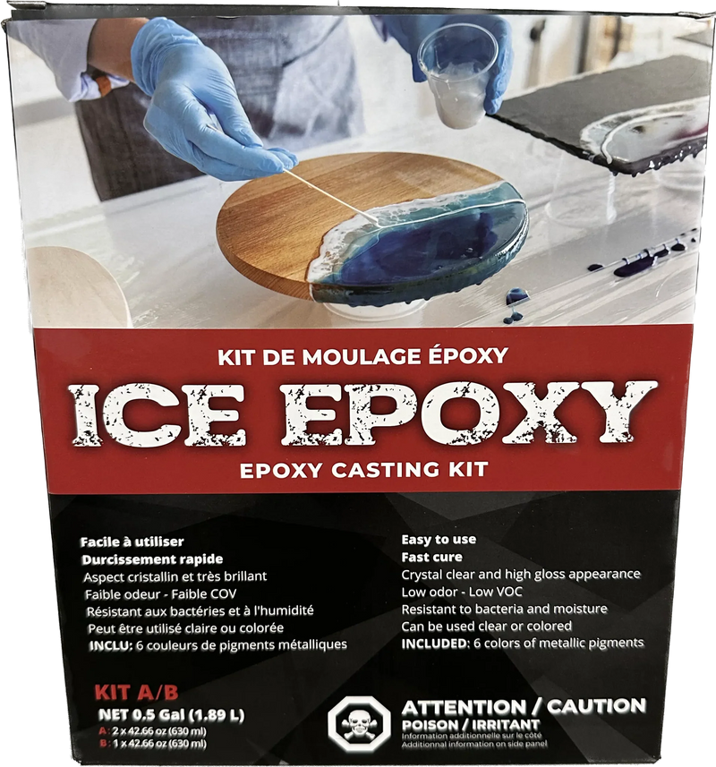 ICE-CAST 1.89L Starter Kit Crystal Clear Epoxy Resin