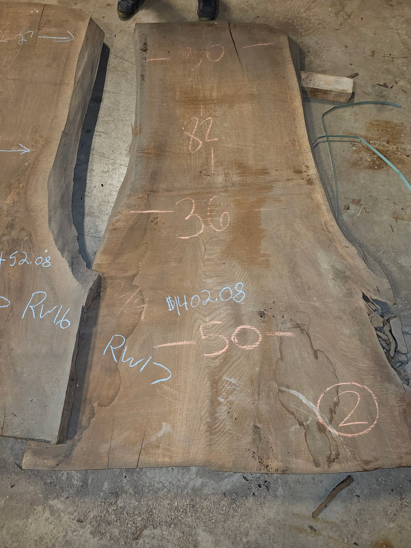 Walnut Live Edge Slab BW17