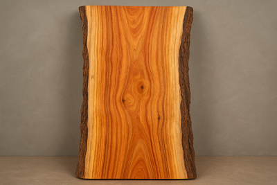 Live edge Canarywood slab
