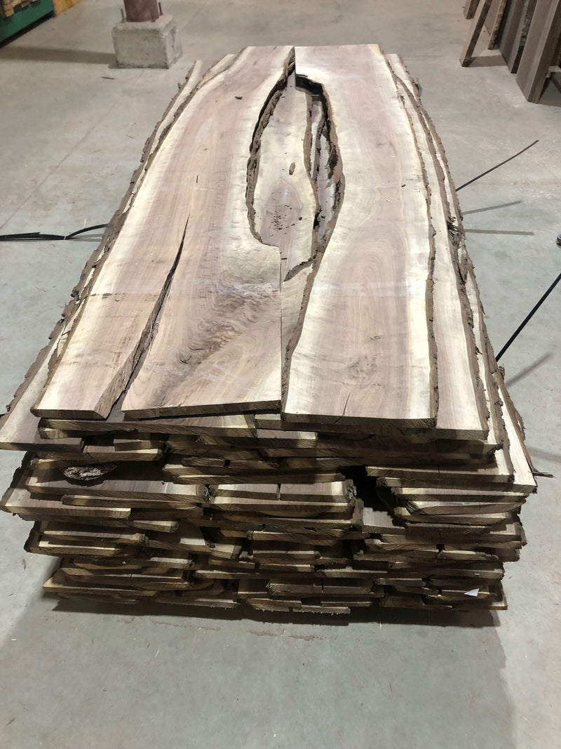 4/4 Walnut Live Edge Charcuterie Boards - Pre-Cut