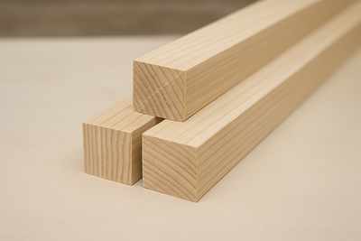 White Ash size 1.75 inches X 1 inch X 26 inches long, make a pyramid stack using 3 cutting board blanks