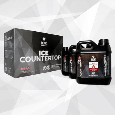 ICE Countertop - Top Coat Epoxy - 1,5 Gal Kit